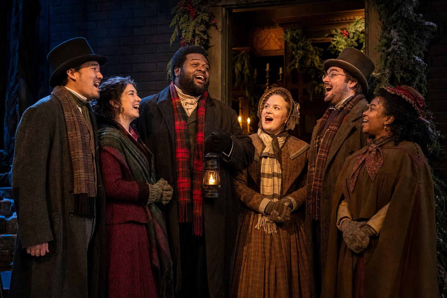 Community performers in A Christmas Carol